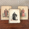 Lot de 3 impressions tirées de lithographies de François-Séraphin Delpech : magistrat en 1280, conseiller au Parlement (1555) et procureur au Parlement de Paris (1550) par Hello Broc brocante en ligne