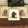 Lot de 3 impressions tirées de lithographies de François-Séraphin Delpech : magistrat en 1280, conseiller au Parlement (1555) et procureur au Parlement de Paris (1550) par Hello Broc brocante en ligne