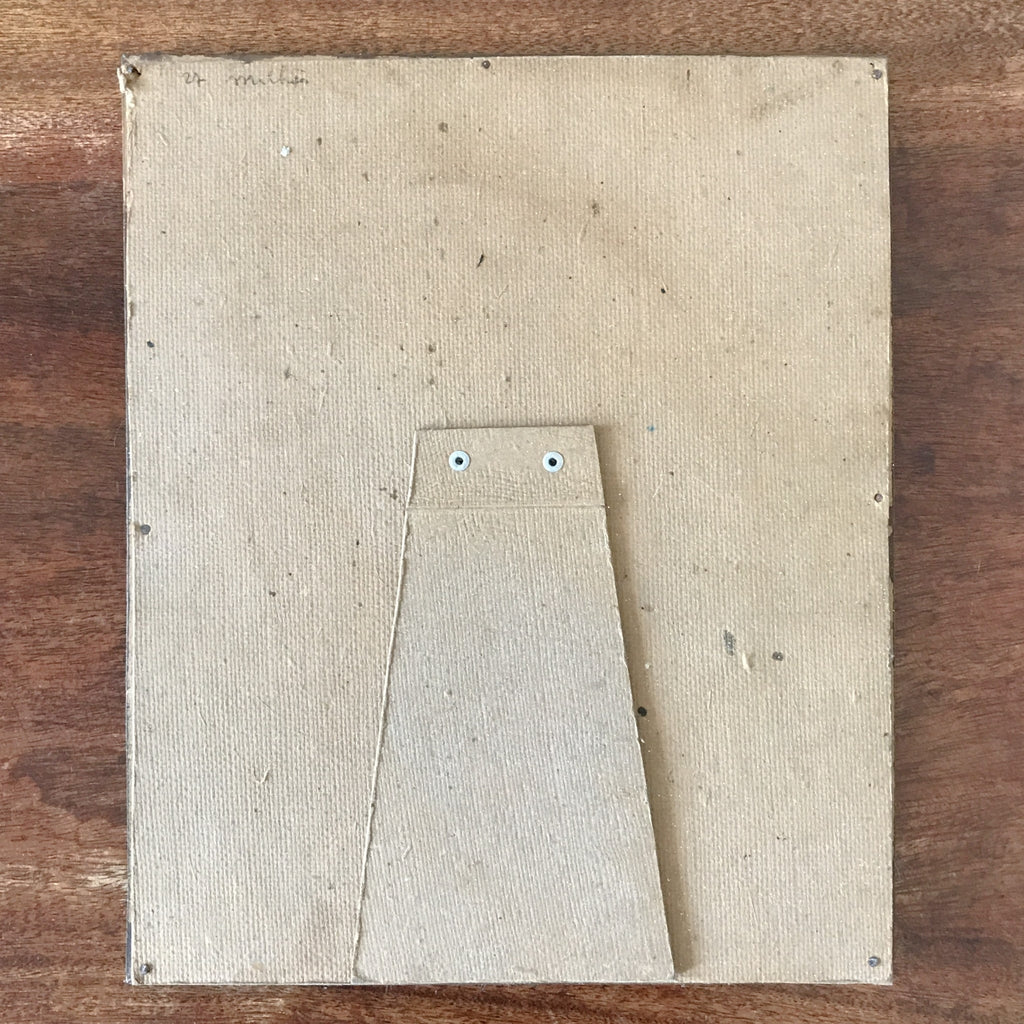 Photographie encadrement en bois portrait d'une jeune fille sépia noir et blanc vitre manquante Circa 1920