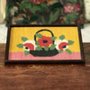 Petit canevas horizontal bouquet de roses de style Art Déco 27 x 17 cm par Hello Broc brocante en ligne