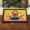 Petit canevas horizontal bouquet de roses de style Art Déco 27 x 17 cm par Hello Broc brocante en ligne