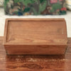 Boîte en bois avec couvercle coulissant et compartiments à l'intérieur longueur 24 cm et largeur 12 cm par Hello Broc brocante en ligne