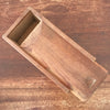 Boîte en bois avec couvercle coulissant et compartiments à l'intérieur longueur 24 cm et largeur 12 cm par Hello Broc brocante en ligne