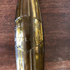 Ancienne bouteille de bière en verre moulé ambré de 48 cl brasserie à Revel France par Hello Broc brocante en ligne