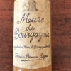 Bouteille vintage en grès marron jaune moutarde Marc de Bourgogne 1967 par Hello Broc brocante en ligne