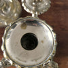 Paire de bougeoirs à 4 feux et 3 branches en métal argenté par Hello Broc brocante en ligne