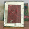 Cadre photo au contour en miroir biseauté dimensions extérieures 22 x 18 cm par Hello Broc brocante en ligne