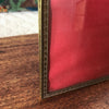 Cadre photo rectangulaire contour laiton verre bombé par Hello Broc brocante en ligne