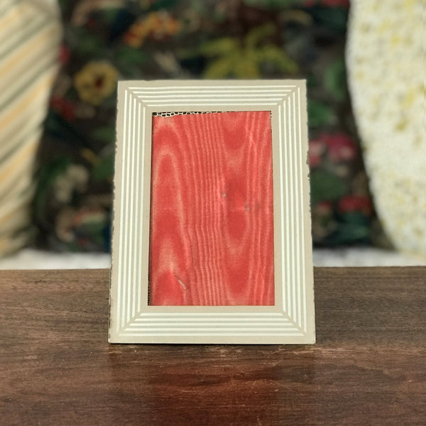 Petit cadre photo contour miroir endos motifs serpent 18 x 12,5 cm par Hello Broc brocante en ligne