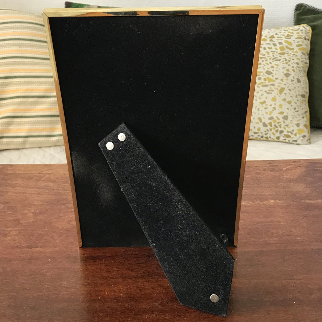 Grand cadre photo rectangulaire encadrement en laiton simple 30,5 x 20,5 cm par Hello Broc brocante en ligne