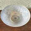 Grande coupe ou plat creux en verre dépoli dans le goût de Jacques Landier par Hello Broc brocante en ligne