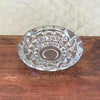 Elégant et grand cendrier rond en cristal moulé par Hello Broc brocante en ligne