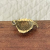 Cendrier zoomorphe poisson en bronze doré par Hello Broc brocante en ligne