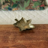 Cendrier feuille érable ou vigne en bronze doré par Hello Broc brocante en ligne