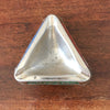 Cendrier publicitaire des années 60 forme triangulaire vintage Cinzano Vermouth en aluminium par Hello Broc brocante en ligne