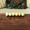 Ensemble de 6 œufs en albâtre couleurs pastel par Hello Broc brocante en ligne