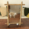 Miroir rectangulaire encadrement en bois imitation bambou 56 x 42 cm par Hello Broc brocante en ligne