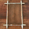 Miroir rectangulaire encadrement en bois imitation bambou 56 x 42 cm par Hello Broc brocante en ligne