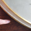 Miroir style Louis XVI vitre biseautée décoré de fleurs sculptées par Hello Broc brocante en ligne