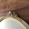 Miroir style Louis XVI vitre biseautée décoré de fleurs sculptées par Hello Broc brocante en ligne