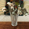 Vase cornet en verre moulé pointe de diamant par Hello Broc brocante en ligne