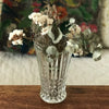Vase cornet en verre moulé pointe de diamant par Hello Broc brocante en ligne