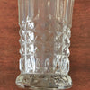 Vase cornet  hauteur de 17 cm en verre moulé pointe de diamant par Hello Broc brocante en ligne