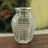 Petit vase style Art Déco forme arrondie et hexagonale hauteur 13 cm - Hello Broc