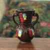 Petit vase poterie à doubles anses en céramique marron de Vallauris années 60 par Hello Broc brocante en ligne