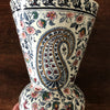 Vase en faïence de Gien décor Cachemire ou Bothée - Hello Broc