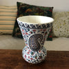 Vase en faïence de Gien décor Cachemire ou Bothée - Hello Broc