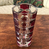 Vase vintage bicolore violet et incolore modèle Windsor de J.C. Durand pour Luminarc années 70 par Hello Broc brocante en ligne