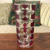 Vase vintage bicolore violet et incolore modèle Windsor de J.C. Durand pour Luminarc années 70 par Hello Broc brocante en ligne