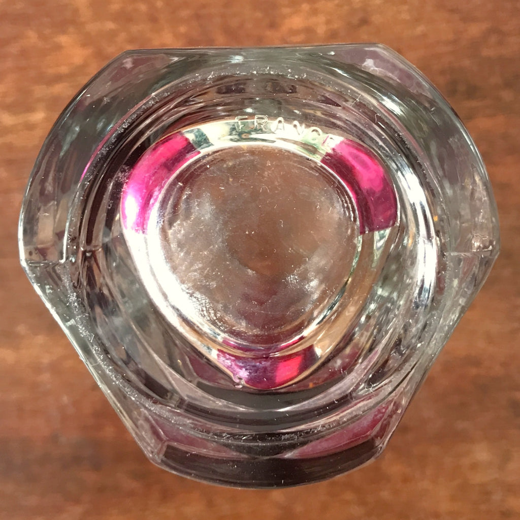 Vase vintage bicolore violet et incolore modèle Windsor de J.C. Durand pour Luminarc années 70 par Hello Broc brocante en ligne
