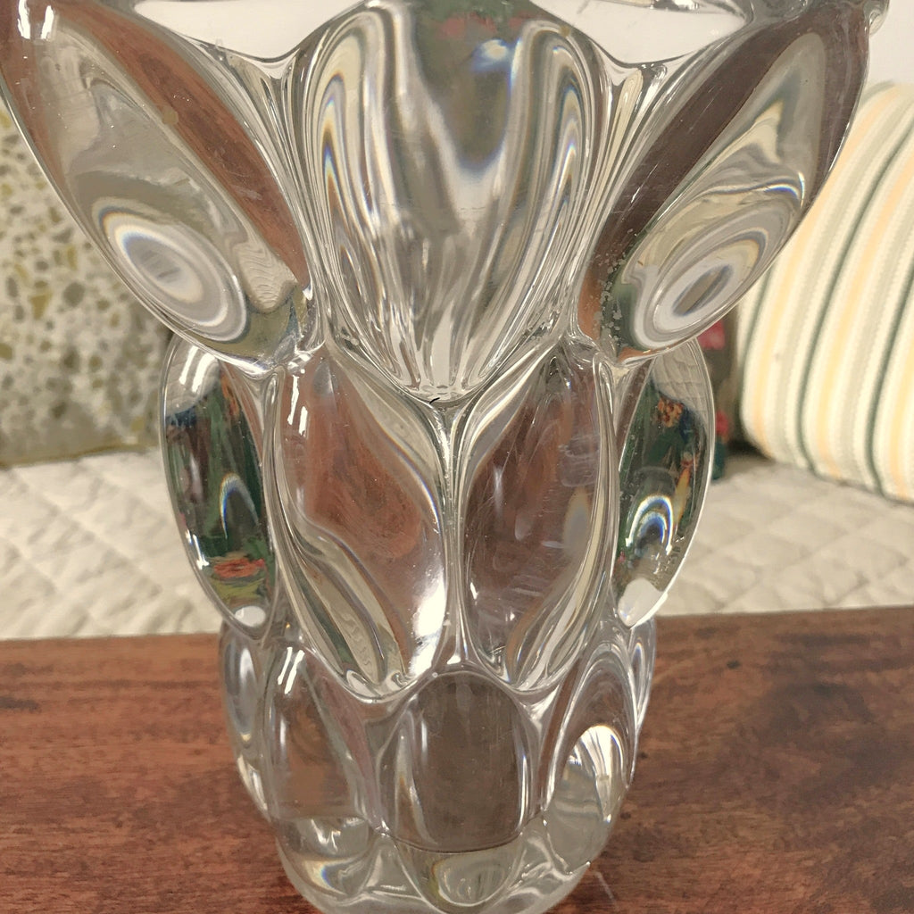Vase en cristal de Sèvres modèle Etrusque hauteur 20 cm par Hello Broc brocante en ligne