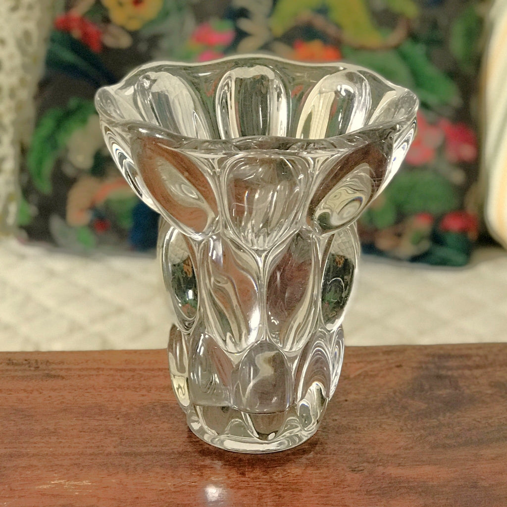 Vase en cristal de Sèvres modèle Etrusque hauteur 20 cm par Hello Broc brocante en ligne