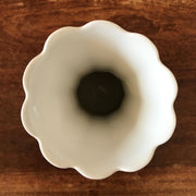 Vase en faïence fine blanche Bareuther Bavaria Germany hauteur 22 cm par Hello Broc brocante en ligne