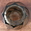 Vase vintage moyen verre fumé torsadé hauteur 13 cm par Hello Broc brocante en ligne