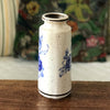 Vase pot céramique mouchetée décor Fleurs Bleues Scheurich West Germany par Hello Broc brocante en ligne
