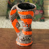 Pichet ou vase années 50 / 60 en céramique de Vallauris orange et fat lava par  Hello Broc brocante en ligne