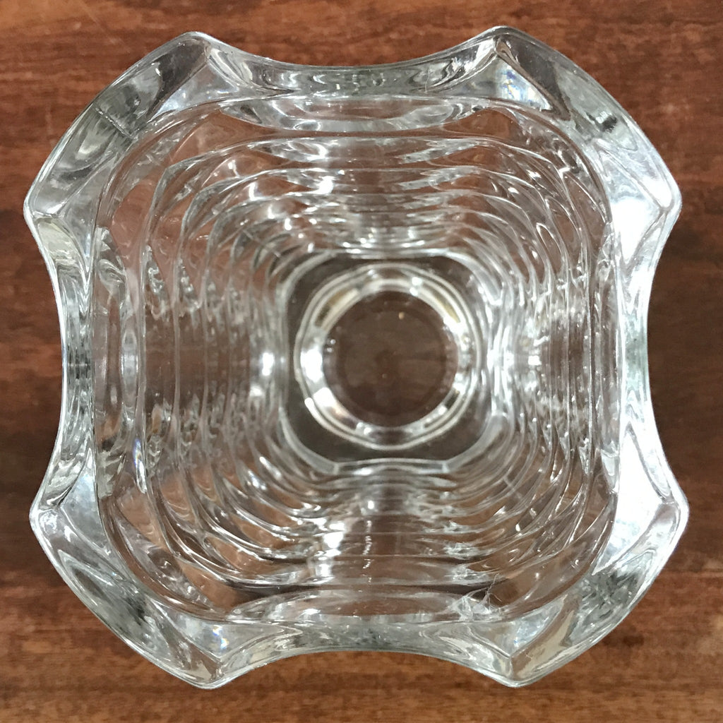 Grand vase vintage Windsor par JG Durand pour Luminarc en verre moulé transparent hauteur de 25 cm par Hello Broc brocante en ligne