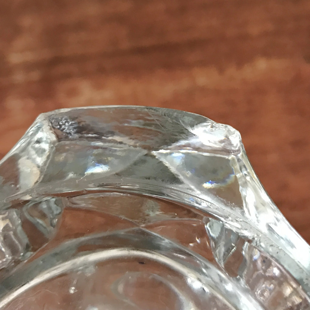 Grand vase vintage Windsor par JG Durand pour Luminarc en verre moulé transparent hauteur de 25 cm par Hello Broc brocante en ligne