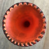 Soliflore vintage orange en verre opalin italien par Hello Broc brocante en ligne