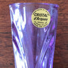 Soliflore petit vase vintage violet Cristal d'Arques hauteur de 17 cm par Hello Broc brocante en ligne