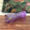 Soliflore petit vase vintage violet Cristal d'Arques hauteur de 17 cm par Hello Broc brocante en ligne