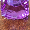 Soliflore petit vase vintage violet Cristal d'Arques hauteur de 17 cm par Hello Broc brocante en ligne