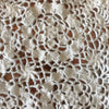 Lot de 3 napperons identiques vintage en crochet blanc et ronds diamètre approximatif de 18 cm par Hello Broc brocante en ligne