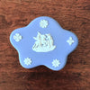 Petite boîte décorative vintage bleu ciel en porcelaine Jasperware Wedgwood par Hello Broc brocante en ligne