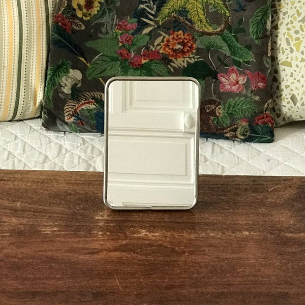 Miroir rectangulaire de barbier 17 x 12 cm par Hello Broc brocante en ligne