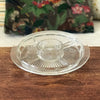Serviteur rond compartimenté en verre moulé par Hello Broc brocante en ligne